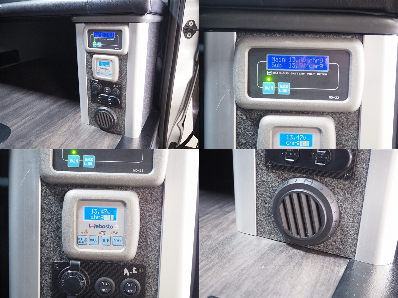 キャンピングカー バンコン ﾊｲｴｰｽﾆｰｽﾞBOXﾍﾞｯﾄﾞｷｯﾄ4WD　FFﾋｰﾀｰ