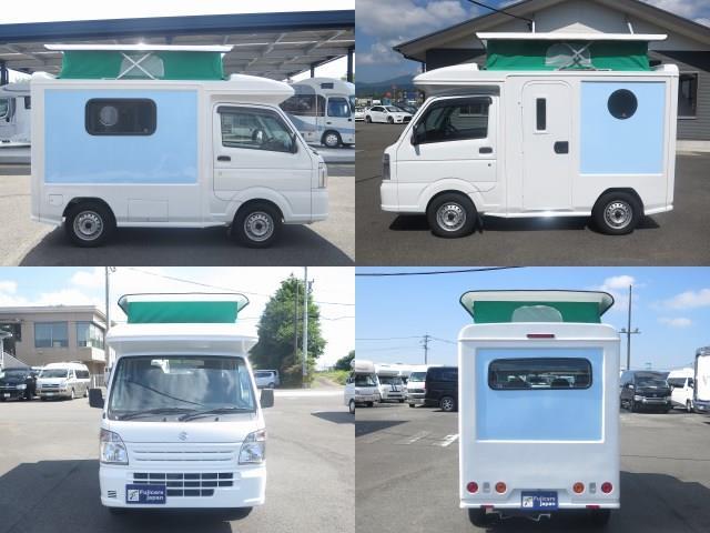 キャンピングカー 軽キャンパー ｷｬﾘｲ ﾎﾟｯﾌﾟｱｯﾌﾟﾙｰﾌ ｻﾌﾞBT 