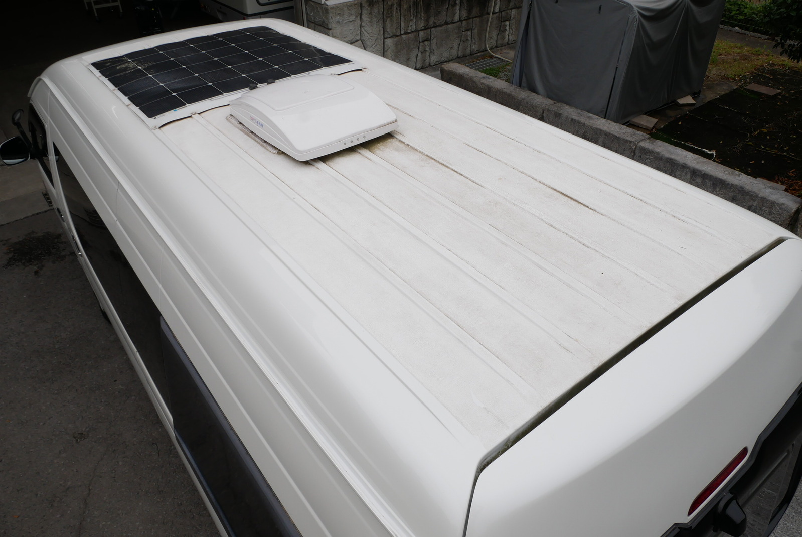 キャンピングカー バンコン ﾊｲｴｰｽ RVﾄﾗｽﾄ ｼﾞｮｲﾝ 後席ﾓﾆﾀｰ