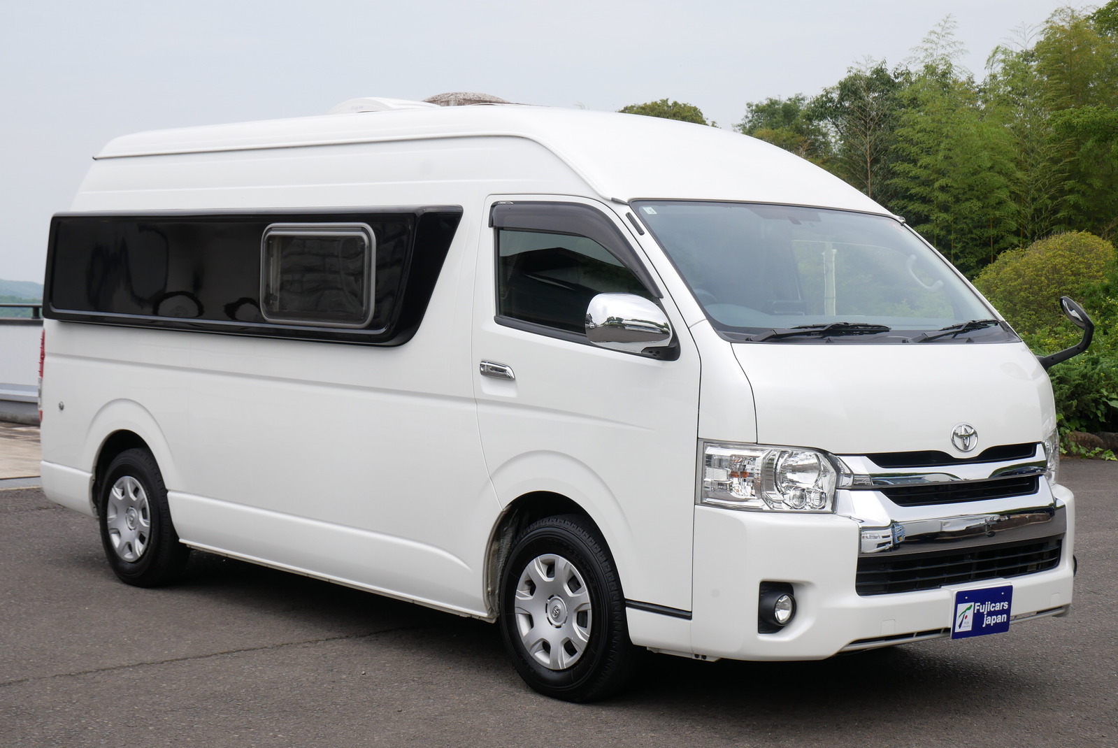 キャンピングカー バンコン ﾊｲｴｰｽ RVﾄﾗｽﾄ ｼﾞｮｲﾝ 後席ﾓﾆﾀｰ