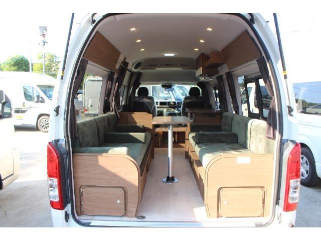 キャンピングカー バンコン ﾊｲｴｰｽFOCS ｼｴｽﾀ 8型新車 新車即納可能