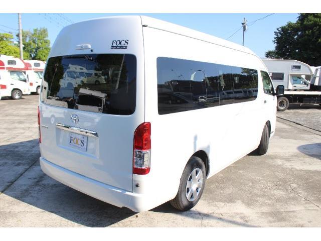 キャンピングカー バンコン ﾊｲｴｰｽFOCS ｼｴｽﾀ 8型新車 新車即納可能