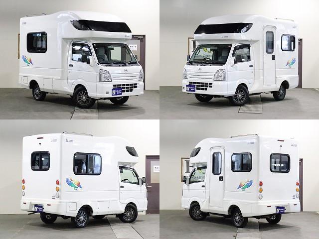 キャンピングカー 軽キャンパー ｽｸﾗﾑ AZ-MAX ﾗｸｰﾝ 4WD ｲﾝﾊﾞｰﾀｰ
