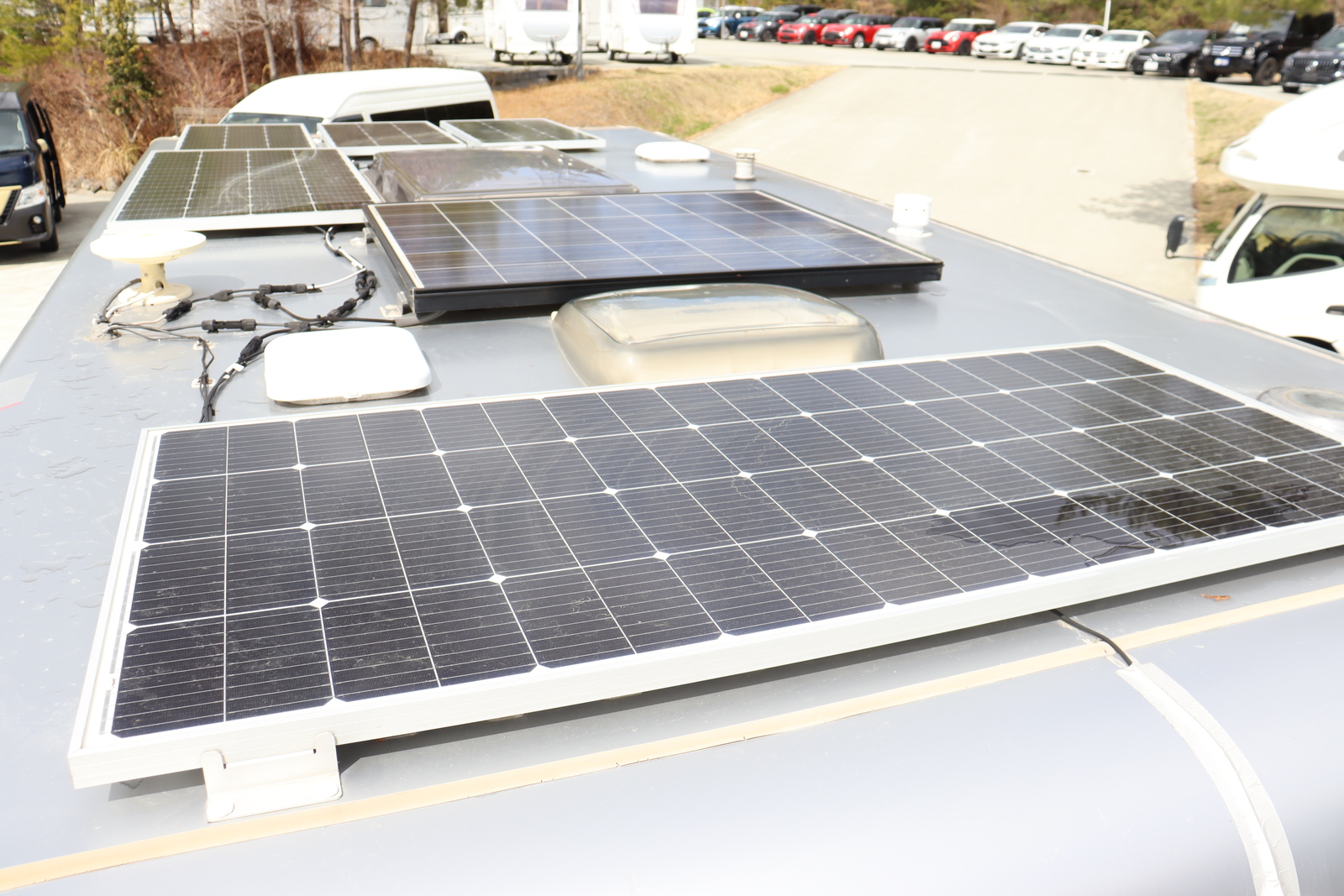 キャンピングカー トレーラー ﾊｲﾏｰ ﾉｳﾞｧS　家庭用ｴｱｺﾝ