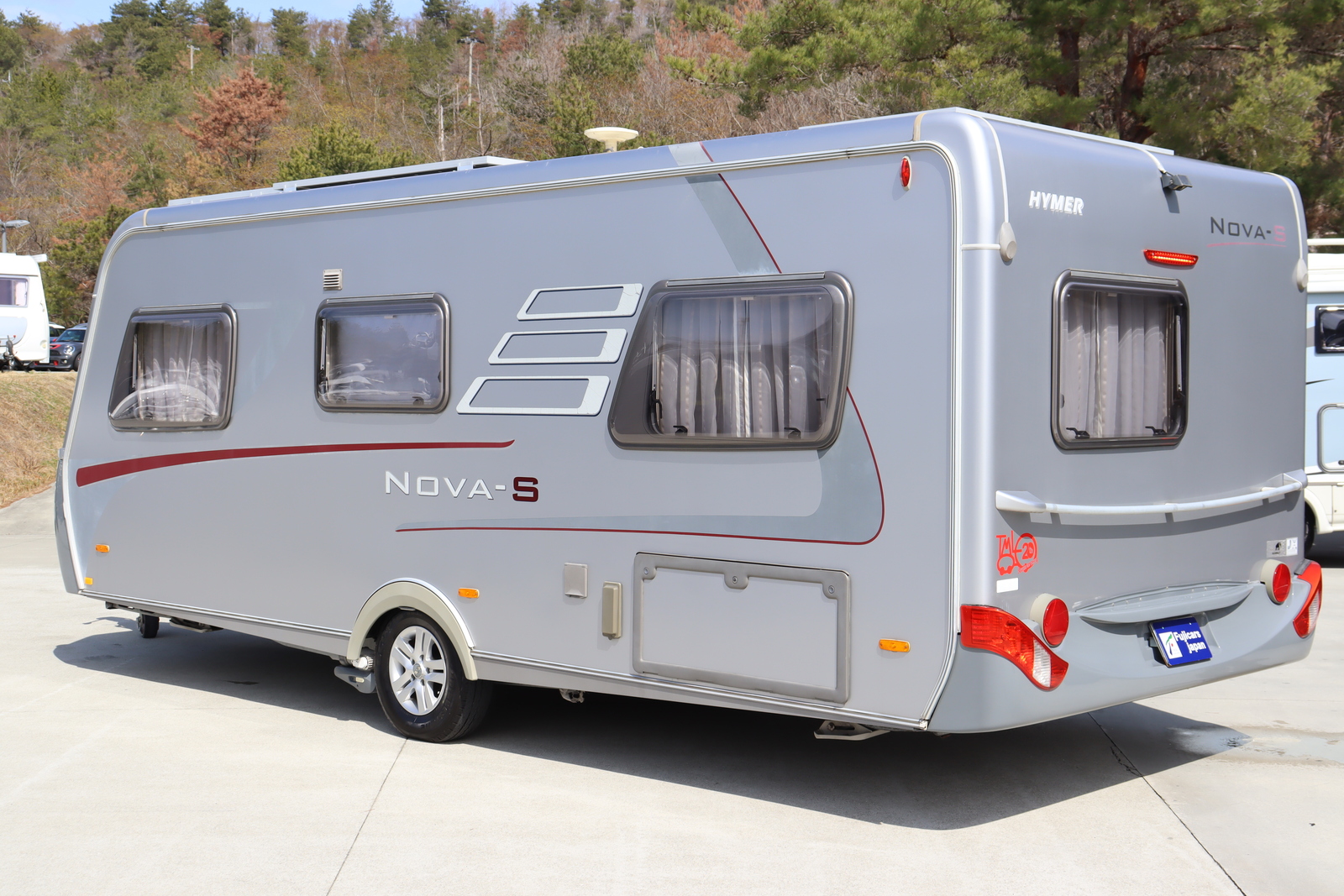 キャンピングカー トレーラー ﾊｲﾏｰ ﾉｳﾞｧS　家庭用ｴｱｺﾝ