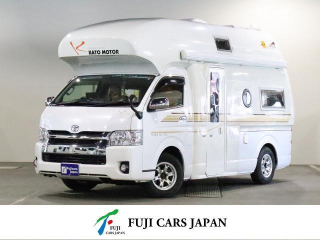 キャンピングカー バンコン ハイエース カトーモーター DD 4WD FF ソーラーP