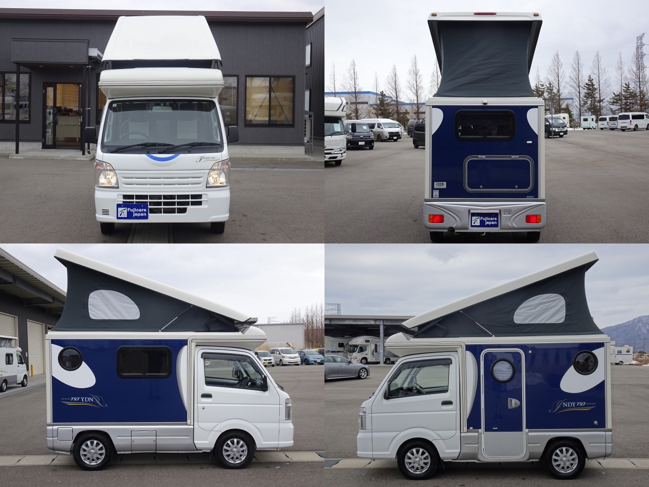 キャンピングカー 軽キャンパー ｷｬﾘｲ ｲﾝﾃﾞｨｱﾅRV ｲﾝﾃﾞｨ727 4WD