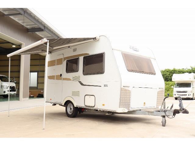 キャンピングカー トレーラー ｶﾗｰﾄﾞ 161L けん引免許不要 家庭用ｴｱｺﾝ