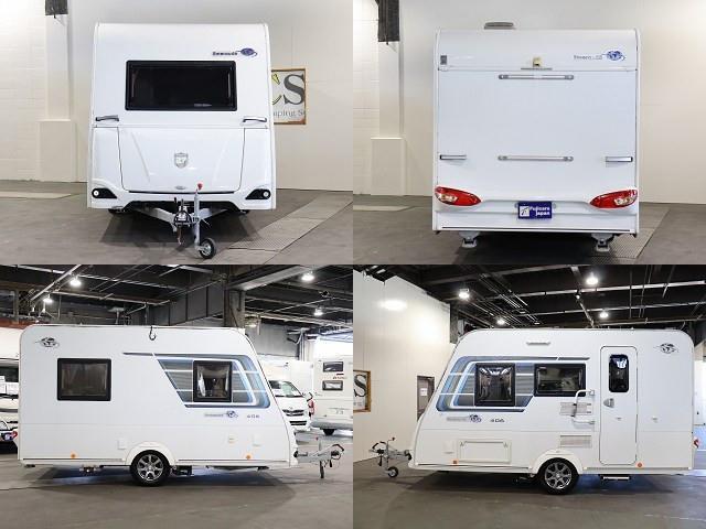 キャンピングカー トレーラー ﾄﾘｶﾞﾉ ｴﾒﾛｰﾄﾞ406Vﾌﾟﾚﾐｱﾑ けん引免許不要