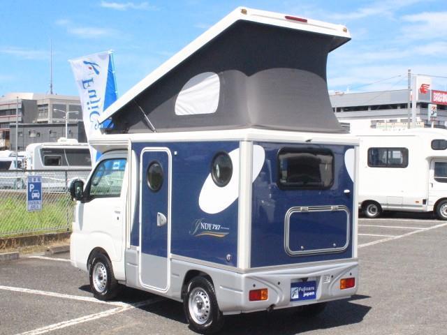 キャンピングカー 軽キャンパー ｲﾝﾃﾞｨ727ﾀｲﾌﾟL4WD新車即納ﾎﾟｯﾌﾟｱｯﾌﾟ