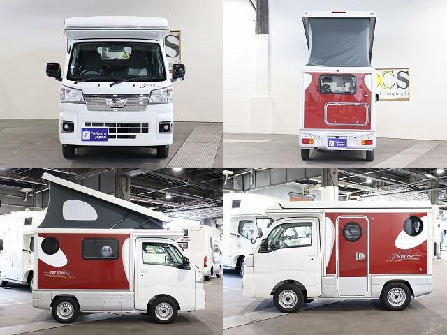 キャンピングカー 軽キャンパー ﾊｲｾﾞｯﾄ ｲﾝﾃﾞｨ727 ﾀｲﾌﾟL4WD 新車即納車