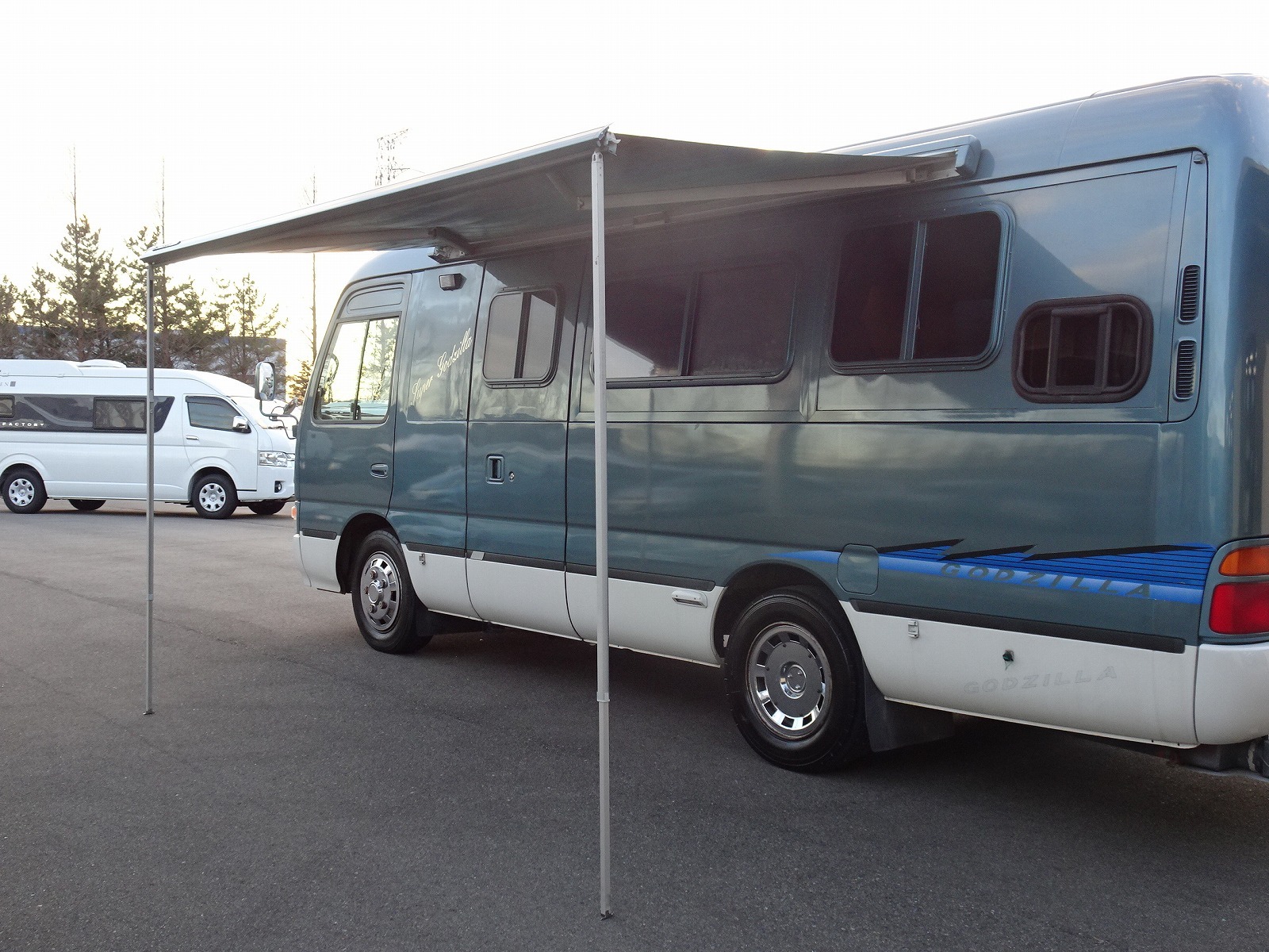 キャンピングカー バスコン ｺｰｽﾀｰ ﾊﾞﾝﾃｯｸ京都 ｵﾘｼﾞﾅﾙ FFﾋｰﾀｰ 