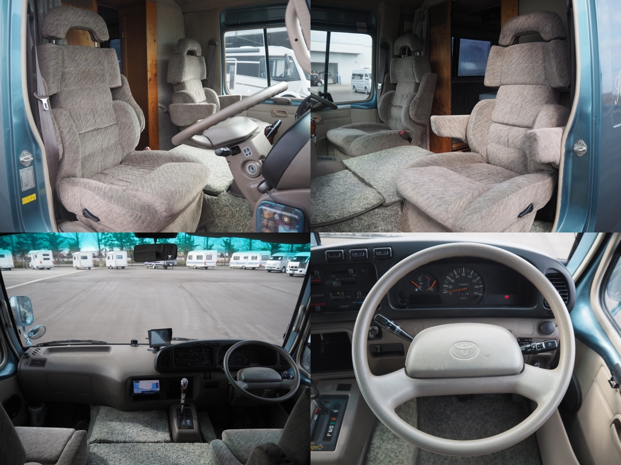 キャンピングカー バスコン ｺｰｽﾀｰ ﾊﾞﾝﾃｯｸ京都 ｵﾘｼﾞﾅﾙ FFﾋｰﾀｰ 