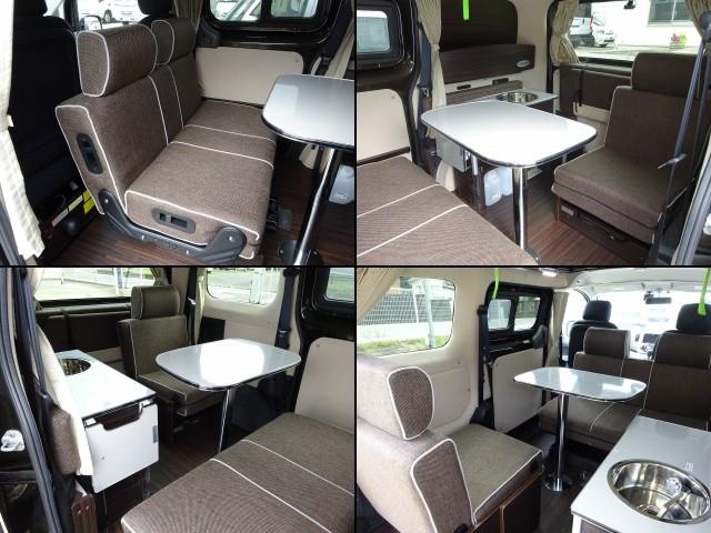キャンピングカー バンコン NV200ﾊﾞﾈｯﾄ ﾎﾟｯﾌﾟｺﾝ ｷｬﾝﾊﾟｰR  FF