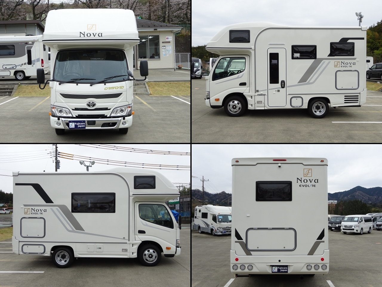 キャンピングカー キャブコン　 ｶﾑﾛｰﾄﾞﾌｼﾞｶｰｽﾞｼﾞｬﾊﾟﾝNovaX新車即納4駆