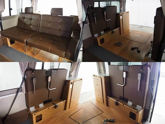 キャンピングカー バンコン ﾊｲｴｰｽ ﾚｸﾋﾞｨ ｻﾗｲ 4WD ｻﾌﾞﾊﾞｯﾃﾘｰ