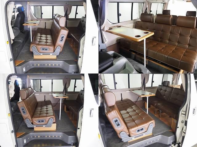 キャンピングカー バンコン ﾊｲｴｰｽ ﾚｸﾋﾞｨ ｻﾗｲ 4WD ｻﾌﾞﾊﾞｯﾃﾘｰ