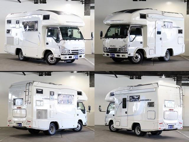 キャンピングカー キャブコン ｴﾙﾌ ﾊﾞﾝﾃｯｸ ｼﾞﾙ520ｸﾙｰｽﾞ 4WD FF