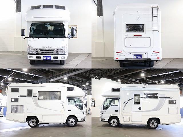 キャンピングカー キャブコン ｴﾙﾌ ﾊﾞﾝﾃｯｸ ｼﾞﾙ520ｸﾙｰｽﾞ 4WD FF