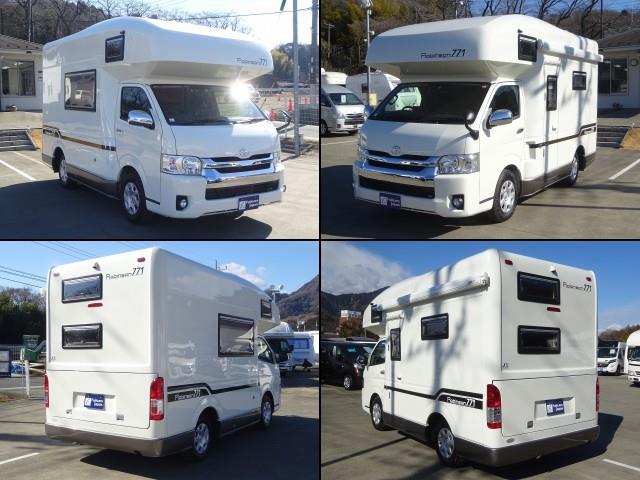 キャンピングカー キャブコン ﾊｲｴｰｽ ｼﾞｬﾊﾟﾝCRC ﾛﾋﾞﾝｿﾝ771 4WD