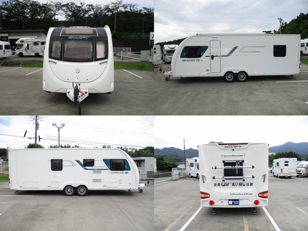 キャンピングカー トレーラー ｽｲﾌﾄ ｸﾜﾄﾛEB 家庭用ｴｱｺﾝ 温水