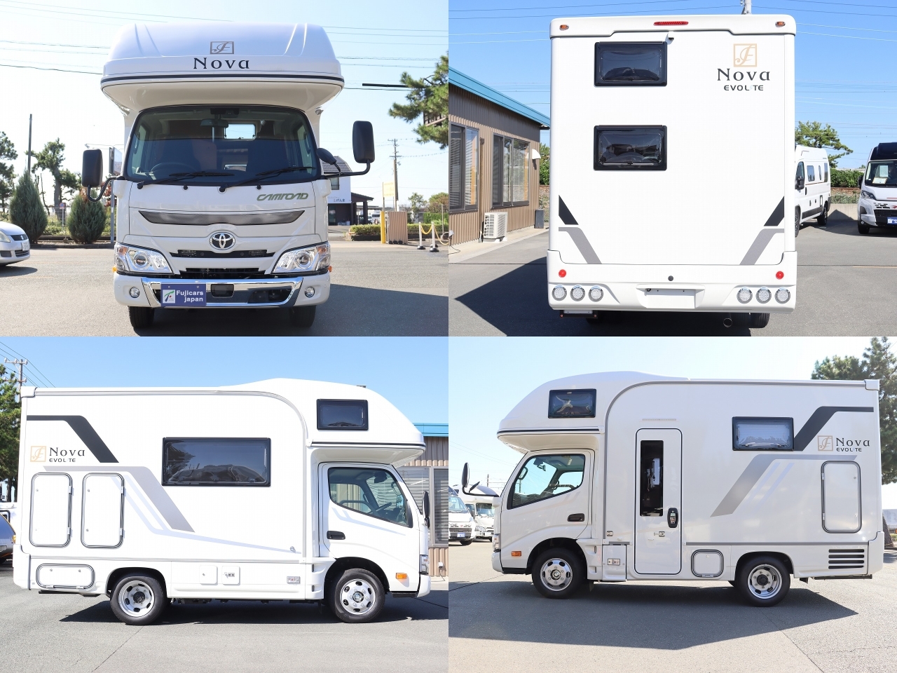 キャンピングカー キャブコン ｶﾑﾛｰﾄﾞﾌｼﾞｶｰｽﾞｼﾞｬﾊﾟﾝNovaﾀｲﾌﾟW新車