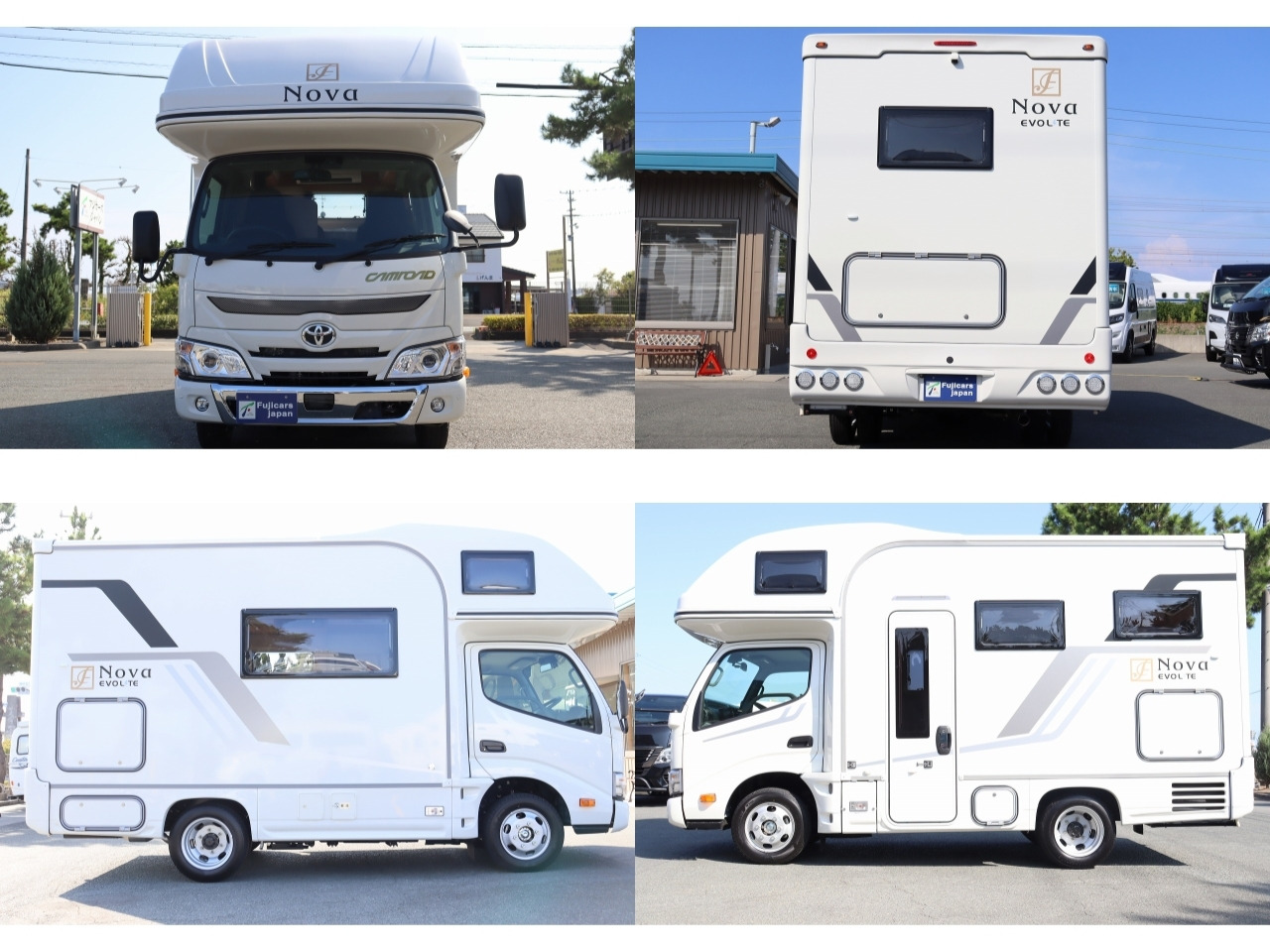 キャンピングカー キャブコン ｶﾑﾛｰﾄﾞﾌｼﾞｶｰｽﾞｼﾞｬﾊﾟﾝNovaﾀｲﾌﾟX新車