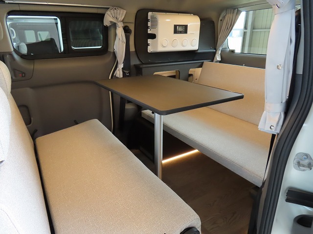 キャンピングカー バンコン NV200ﾊﾞﾈｯﾄFOCS ﾙｿ 新車即納 12Vｸｰﾗｰ