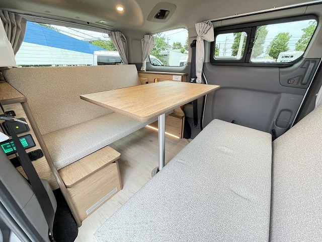 キャンピングカー バンコン NV200ﾊﾞﾈｯﾄ FOCS ﾙｿ新車即納 12Vｸｰﾗｰ