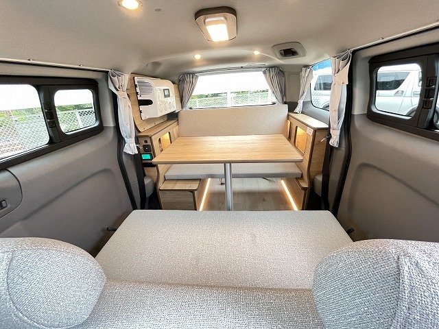 キャンピングカー バンコン NV200ﾊﾞﾈｯﾄ FOCS ﾙｿ新車即納 12Vｸｰﾗｰ