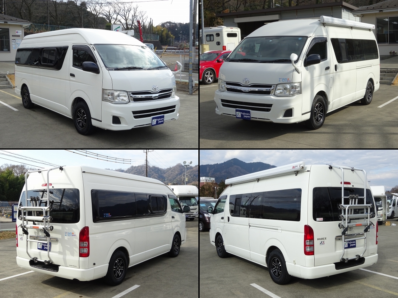 キャンピングカー バンコン ﾊｲｴｰｽ ｷｬﾝﾊﾟｰ鹿児島 ﾚﾑﾌﾟﾗｽ　FF暖房