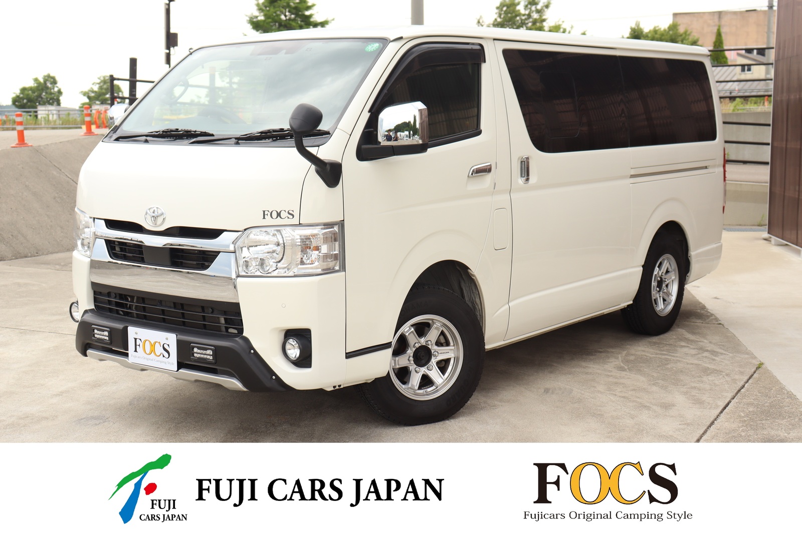 キャンピングカー バンコン ハイエースFOCSエスパシオesリノタクミ新規架装 4WD