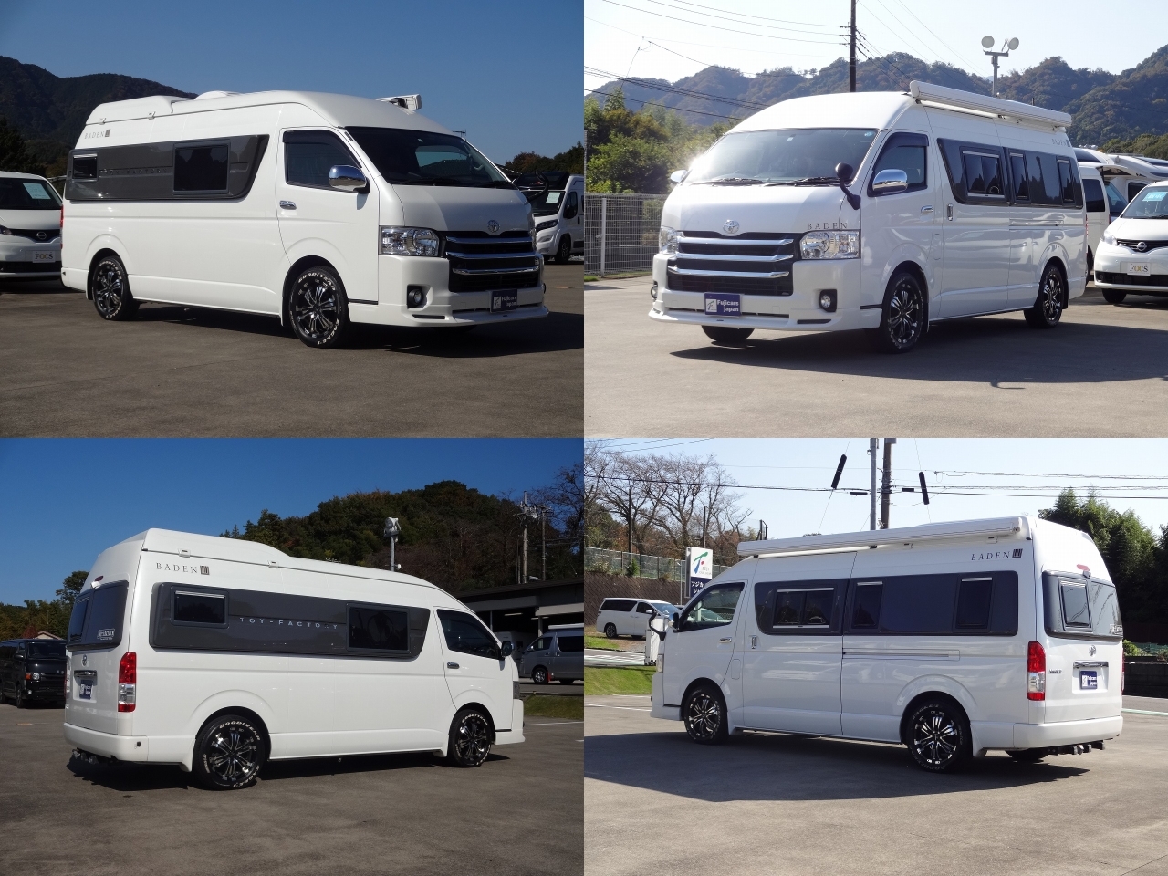 キャンピングカー バンコン ﾊｲｴｰｽ ﾄｲﾌｧｸﾄﾘｰ ﾊﾞｰﾃﾞﾝｸﾞﾗﾝﾃﾞ