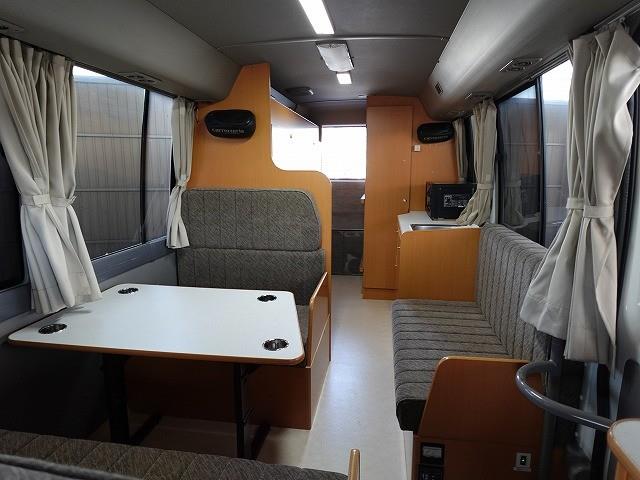 キャンピングカー バスコン ｼﾋﾞﾘｱﾝ ﾏﾘﾅRV Lｷｬﾋﾞﾝ 二段ﾍﾞｯﾄﾞ