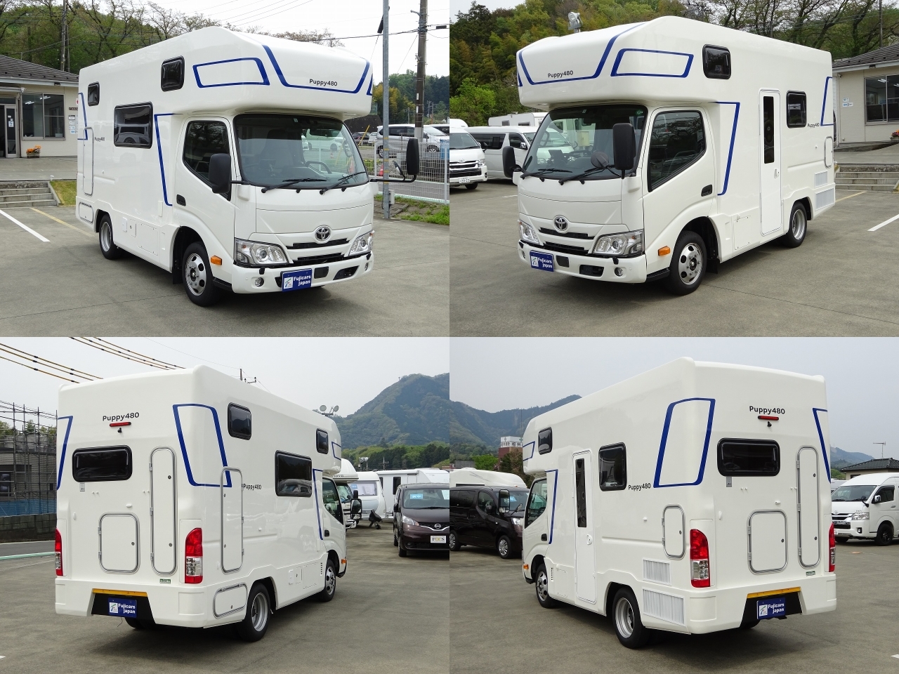 キャンピングカー キャブコン ｶﾑﾛｰﾄﾞ ｷｬﾝﾊﾟｰ厚木ﾊﾟﾋﾟｰ480 家AC 4駆