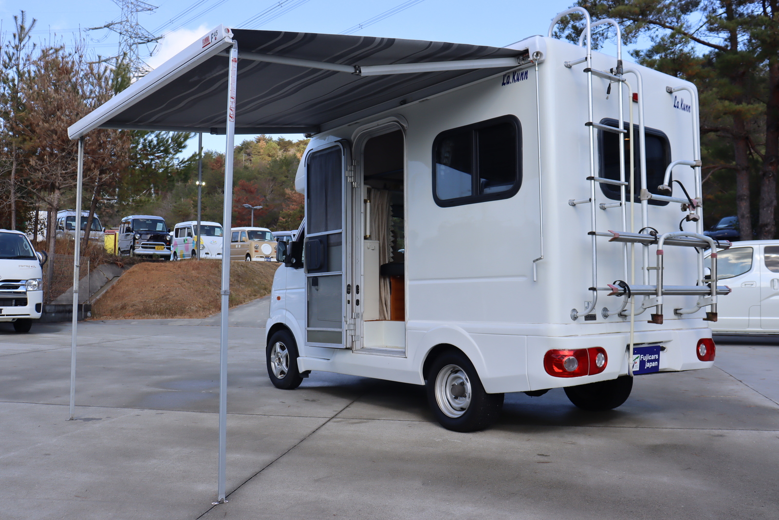 キャンピングカー 軽キャンパー ｷｬﾘｲ AZ-MAX ﾗｸｰﾝ FFﾋｰﾀｰ 4WD