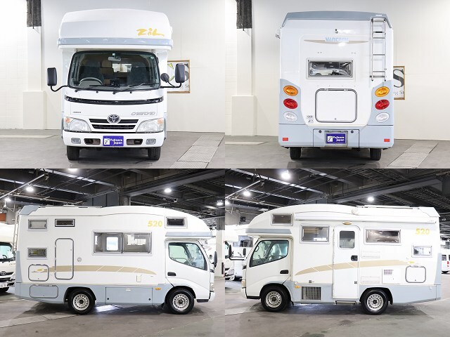 キャンピングカー キャブコン ｶﾑﾛｰﾄﾞ ﾊﾞﾝﾃｯｸ ｼﾞﾙ520 FF ACｴｱｺﾝ
