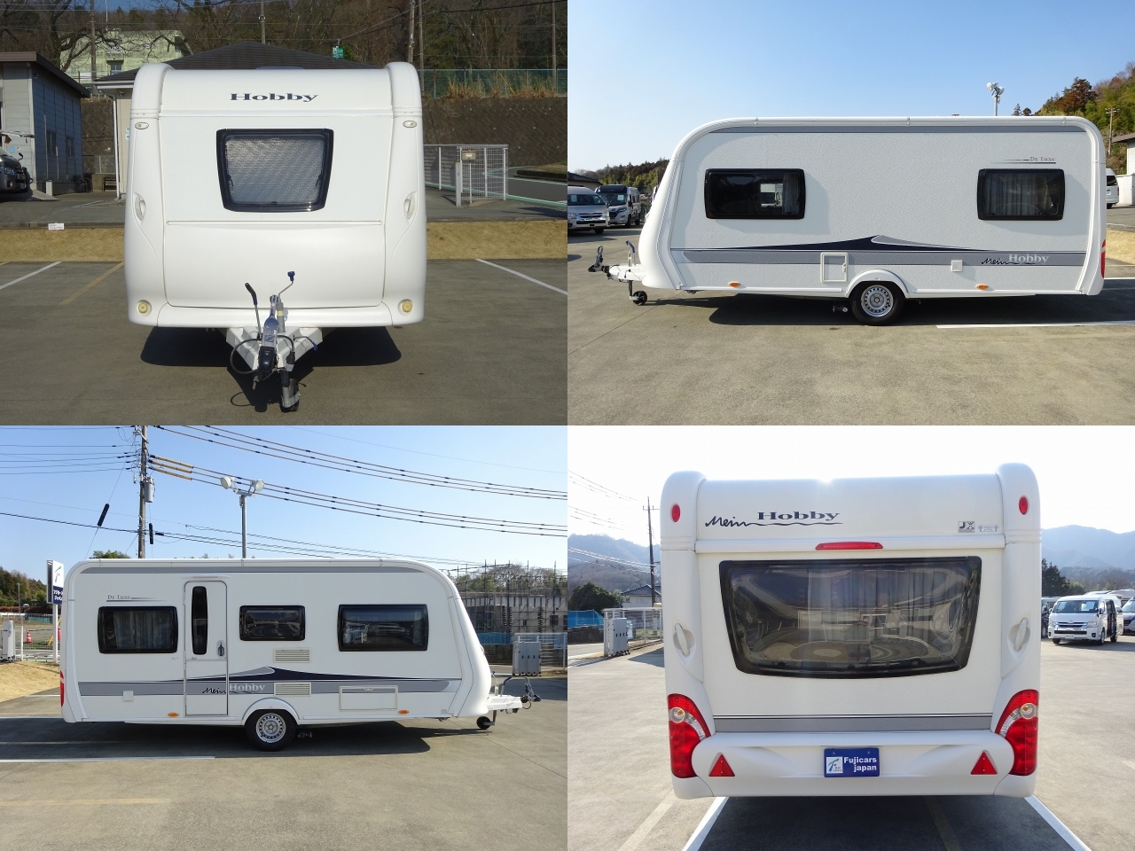 キャンピングカー トレーラー  ﾎﾋﾞｰ495UL　家庭用ｴｱｺﾝ　温水　ﾑｰﾊﾞｰ