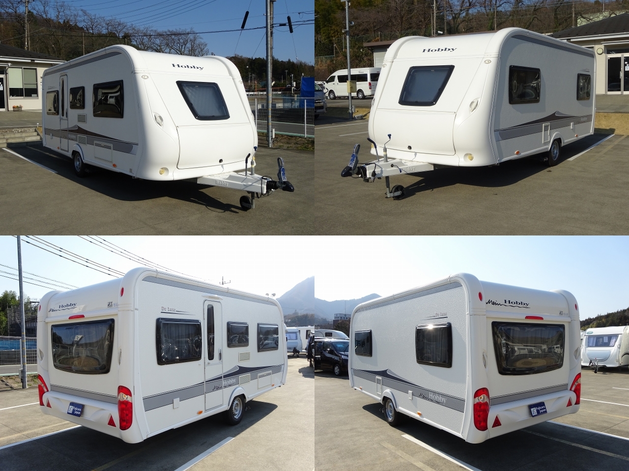 キャンピングカー トレーラー  ﾎﾋﾞｰ495UL　家庭用ｴｱｺﾝ　温水　ﾑｰﾊﾞｰ