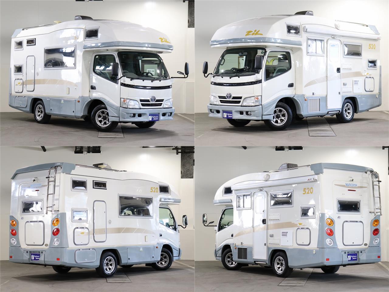 キャンピングカー キャブコン ｶﾑﾛｰﾄﾞ ﾊﾞﾝﾃｯｸｼﾞﾙ520 家庭用ｴｱｺﾝ4WD