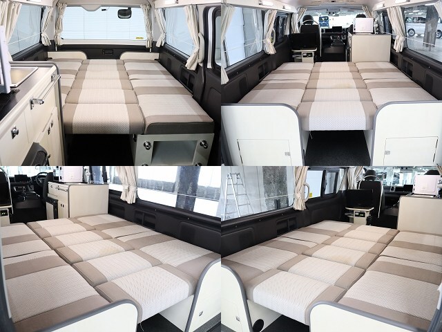 キャンピングカー バンコン ﾊｲｴｰｽ ﾅｯﾂRV ﾄﾗｲｱﾙ 4WD FFﾋｰﾀｰ