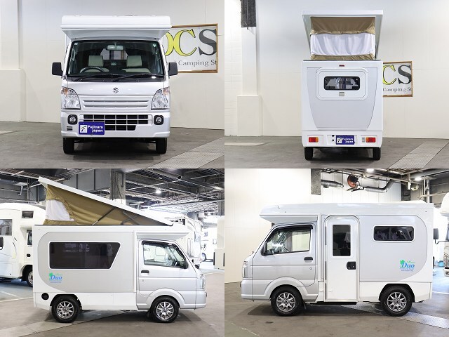 キャンピングカー 軽キャンパー ｷｬﾘｲｽﾃｰｼﾞ21ﾘｿﾞｰﾄﾃﾞｭｵﾊﾞﾝﾋﾞｰﾉ4WD