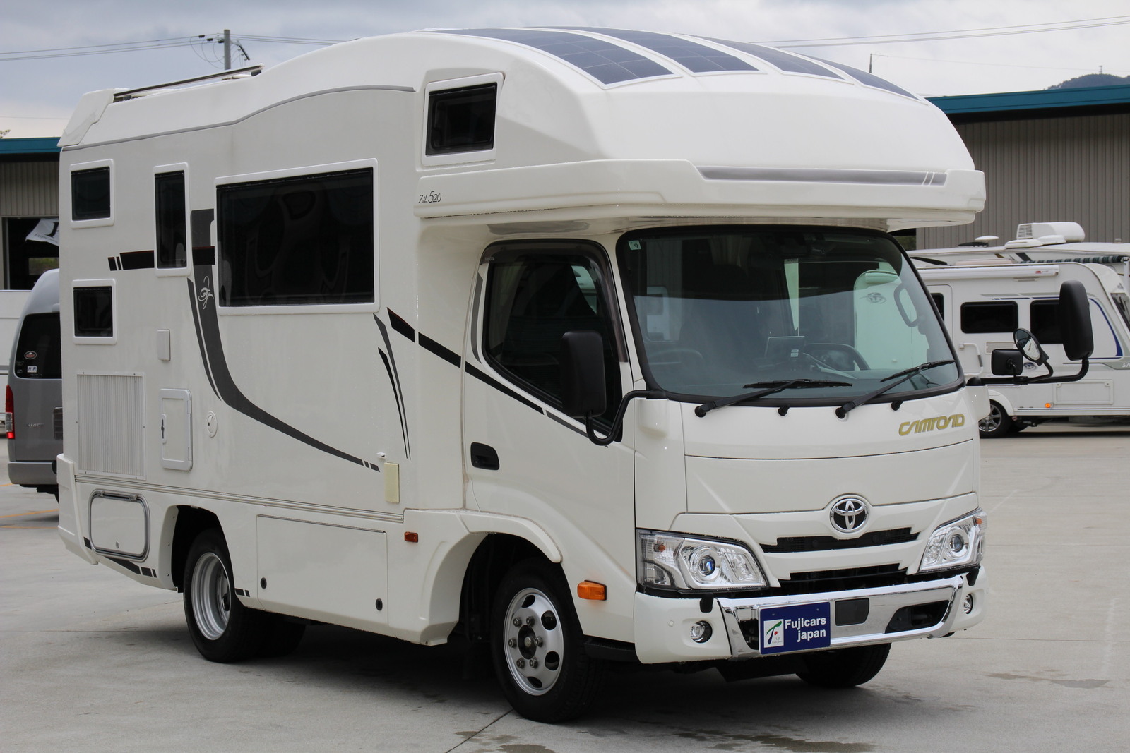 キャンピングカー キャブコン ｶﾑﾛｰﾄﾞ ﾊﾞﾝﾃｯｸ ｼﾞﾙ520 家AC 4WD