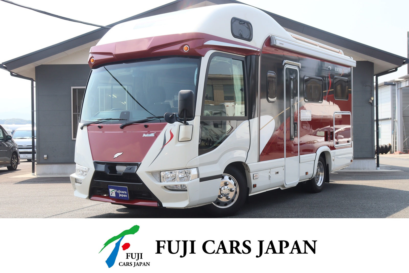 キャンピングカー バスコン コースターナッツRVボーダーバンクスエボ タイプL