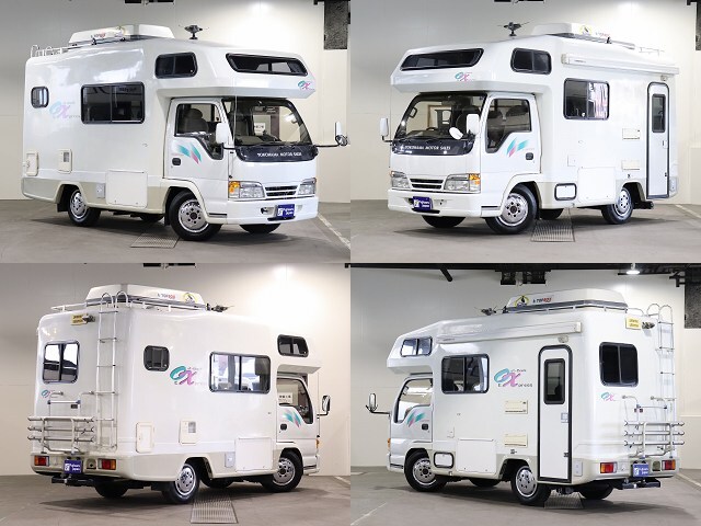 キャンピングカー キャブコン ｴﾙﾌ YMS ｵｯｸｽ 軽油4WD FF暖房 給湯器