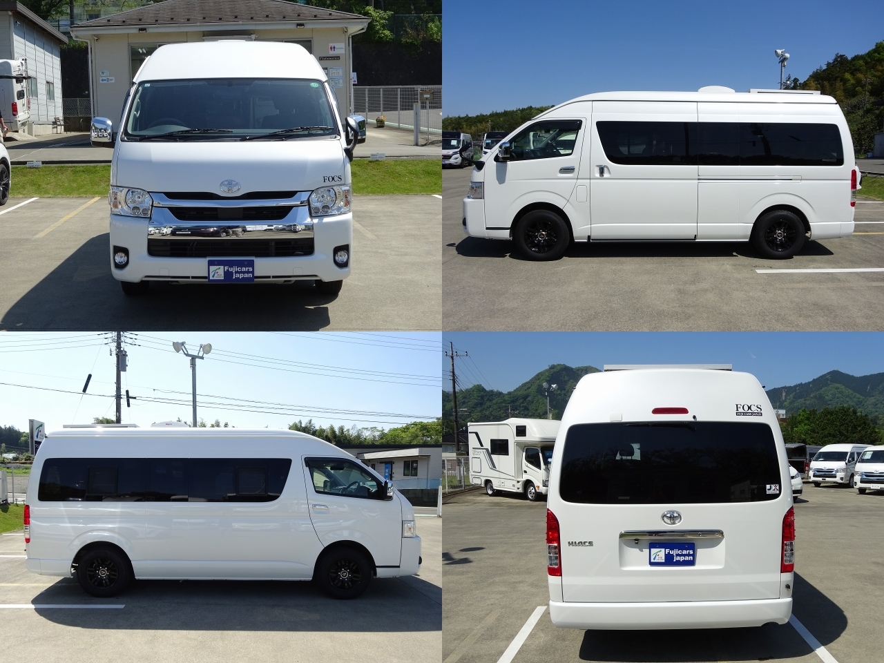 キャンピングカー バンコン ﾊｲｴｰｽ FOCS Di 4WD FF暖房 二段ﾍﾞｯﾄﾞ