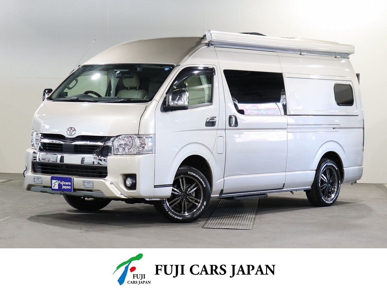 キャンピングカー バンコン ハイエースRVランド製オリジナル仕様 家庭用AC4WD