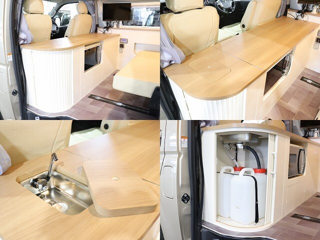 キャンピングカー バンコン ﾊｲｴｰｽRVﾗﾝﾄﾞ製ｵﾘｼﾞﾅﾙ仕様 家庭用AC4WD