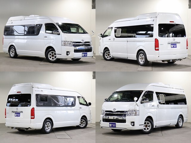 キャンピングカー バンコン ﾊｲｴｰｽ ﾄｲﾌｧｸﾄﾘｰ ﾊﾞｰﾃﾞﾝ　4WD　FF