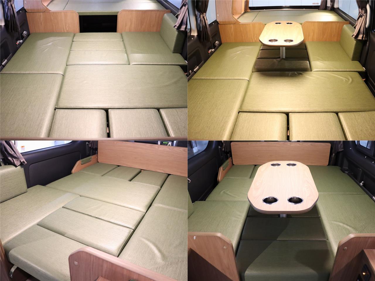 キャンピングカー バンコン ﾊｲｴｰｽ FOCS DS-L 4WD　FF　内部電源